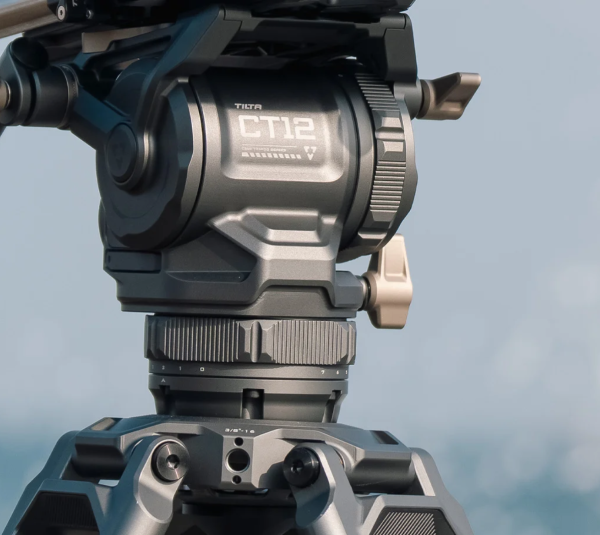 Tilta CT12 75mm Cine Fluid Head with 2-Stage One Touch Carbon Fiber Tripod Legs (12KG) - Imagen 2